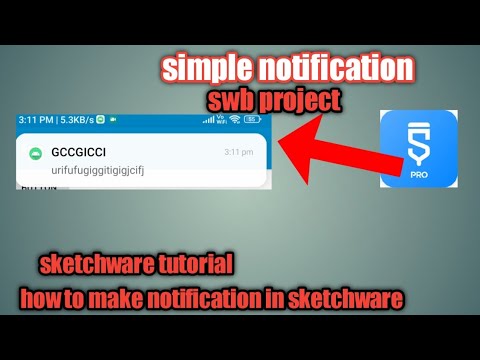 how to make simple notification in sketchware tutorial, sketchware tutorial, full video,#2023video