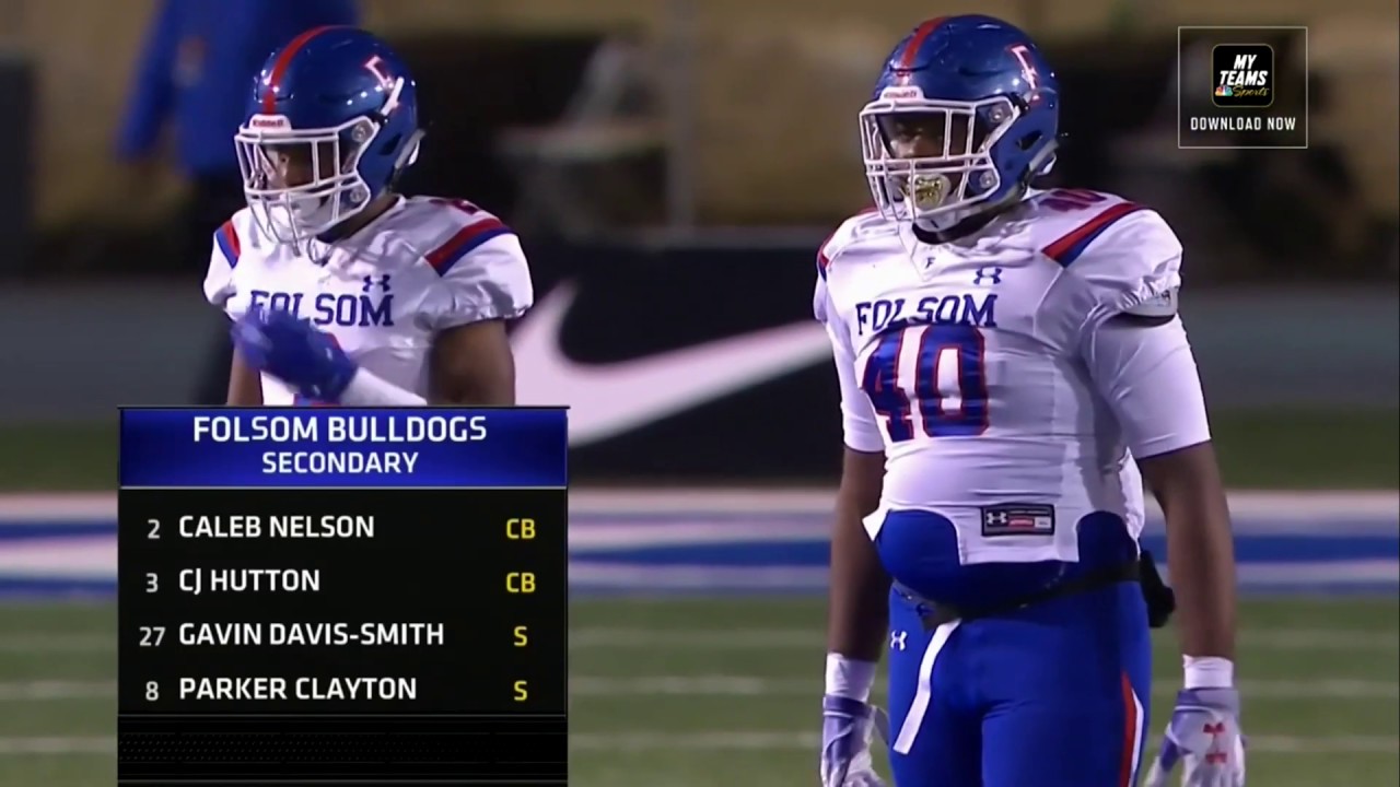 Folsom Bulldogs vs Cathedral Catholic 2018 State Championship - YouTube