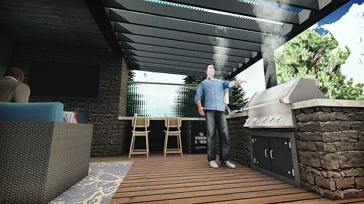 Private deck and bbq area
