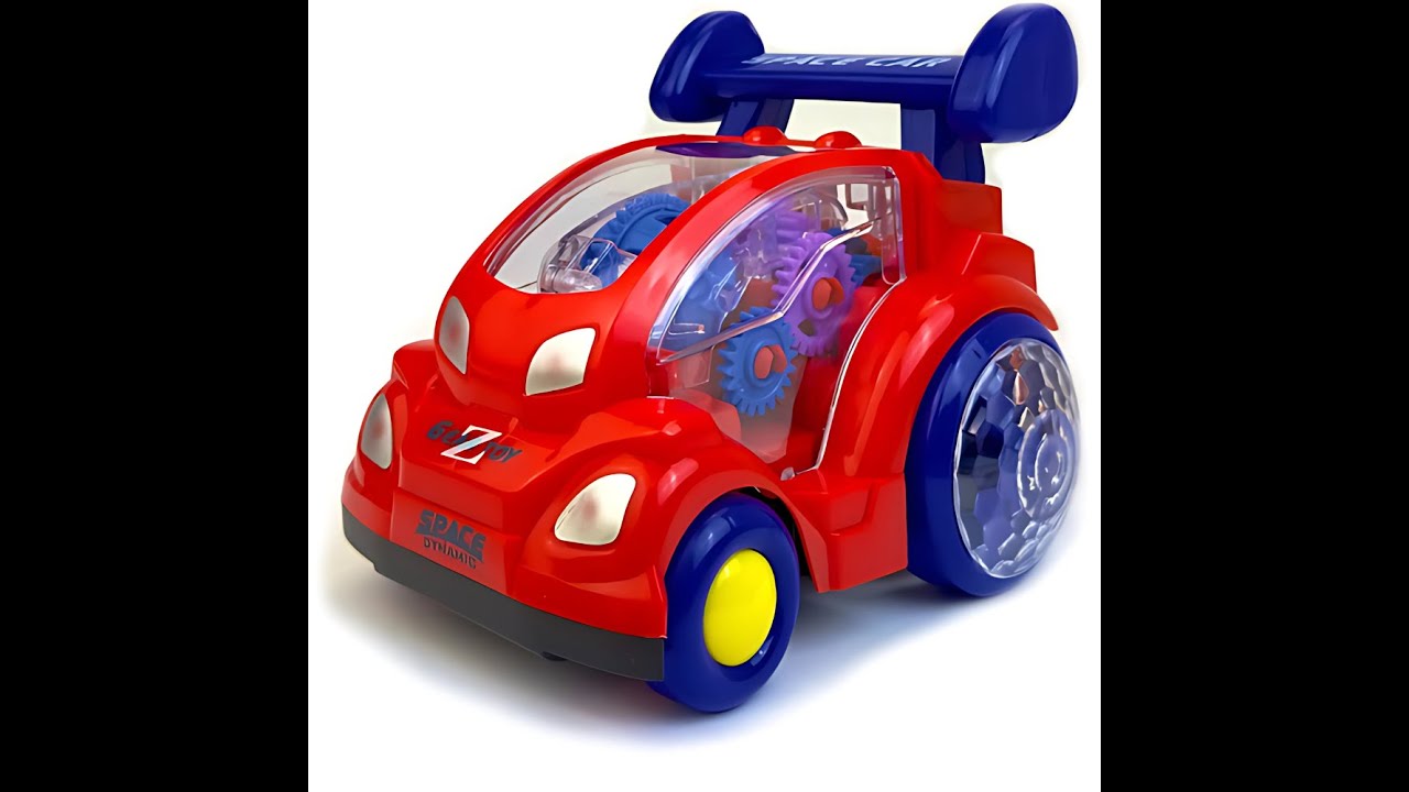 Battery Operated Space Puzzle & Gear Toy Car
