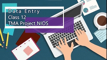 Data Entry TMA NIOS | 2020-2021 latest TMA complete solved answers | TMA easy to complete |Class 12