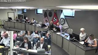MCPS board worksession and special called meeting  5 18 22
