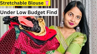 Stretchable Readymade Blouse Haul under *Low Budget* screenshot 3