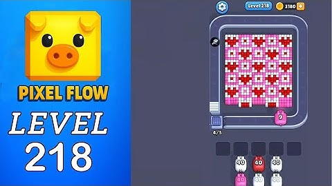 Pixel Flow Level 218 Walkthrough