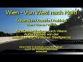 Wien von West nach Nord – Straßenverbindung durch westliche Bezirke - Real time