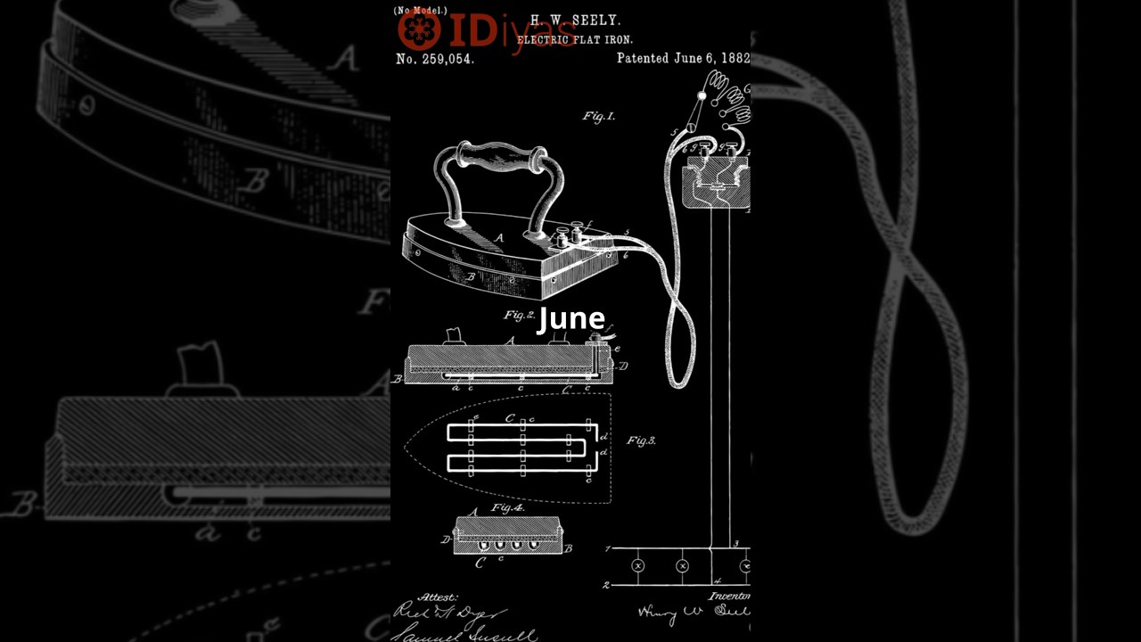 Who invented the first electric iron?