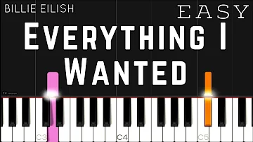 Billie Eilish - everything i wanted | EASY Piano Tutorial