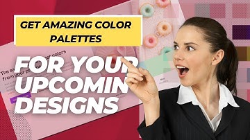 3 ways to generate a COLOR PALETTE in Canva