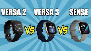 FitBit Versa 2 vs Versa 3 vs Sense - COMPARISON of ALL Specs and Features