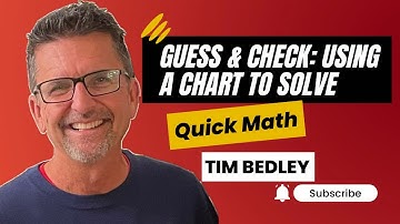 Chart for Guess and Check