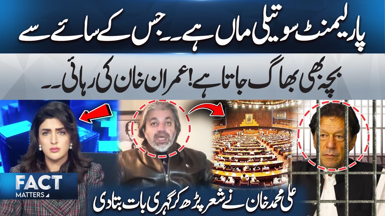 “Parliament Is a Stepmother…” Ali Muhammad Khan’s Poetic Take on Imran Khan’s Release | Fact Matters