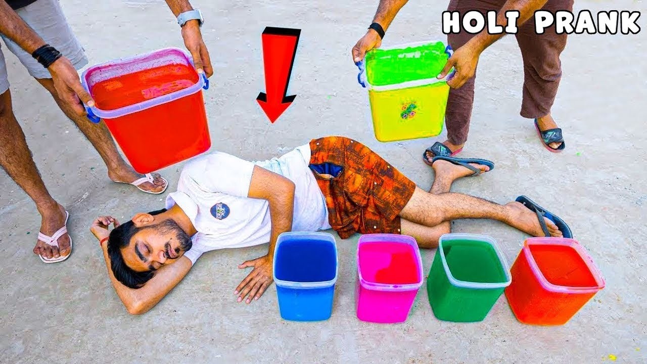 Extreme Holi Prank on My Team   होली पे सबके जबरदस्त मज़े ले लिए😂