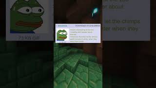 chimp movie nights ending in weapon crafting, nightmare fuel #greentext #4chan #bannedfromzoo