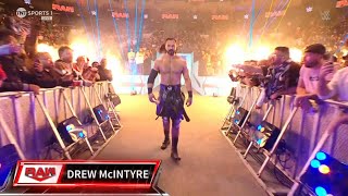 Drew McIntyre Entrance - WWE Monday Night Raw, April 08, 2024