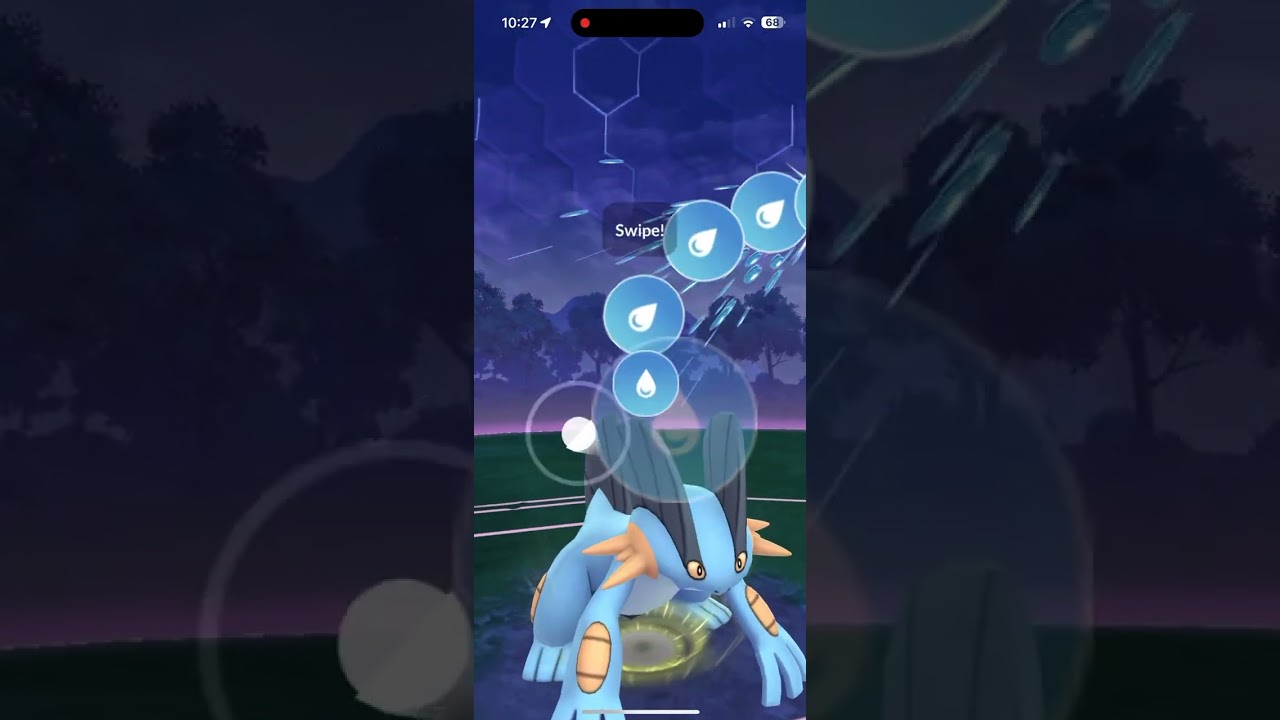 Beating leader Cliff with 3 swamperts.  Pokémon go team rocket battles