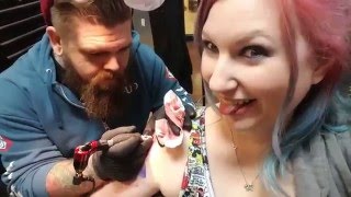 My Tattoo Video Fun at the Tattoo Shop | Vape Girl Review | Featuring FUD Jon Gearheart