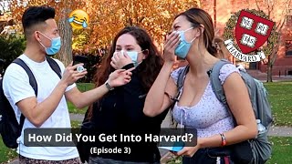 Asking Harvard Students How They Got Into Harvard [HS Stats]  *JUICY Interviews* Ft. TikTok Star