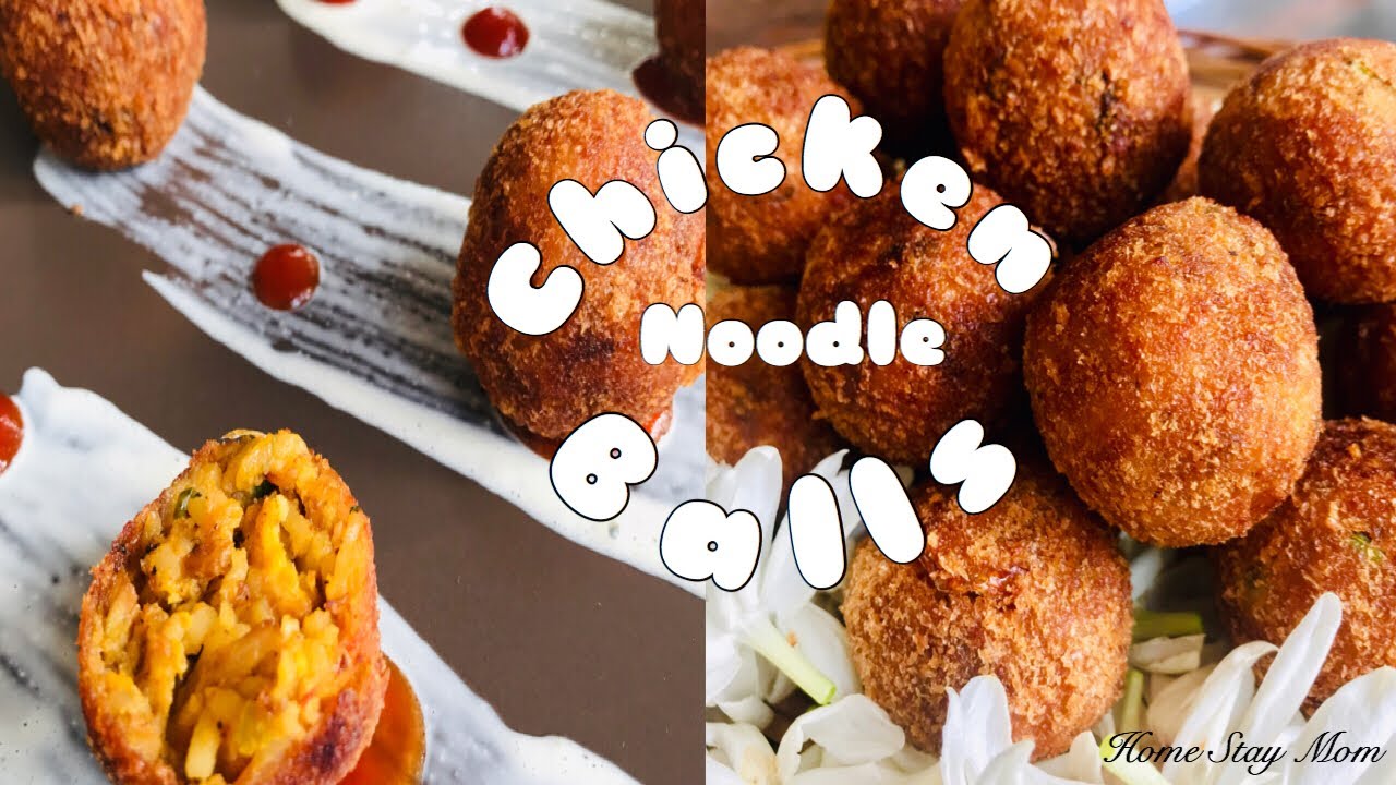 Chicken Noodle Balls| Easy Iftar Snack| maggi balls| Home Stay Mom