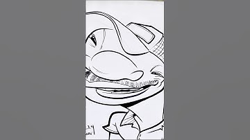 You get to meet some awesome people being a caricature artist #caricature #art #funnyart