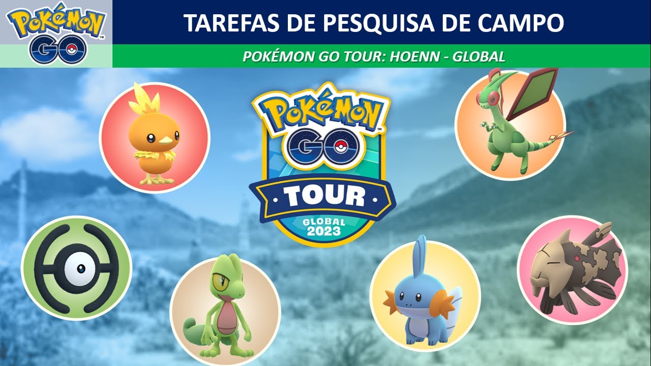 Pokémon GO - Pesquisas de Campo Setembro e Outubro