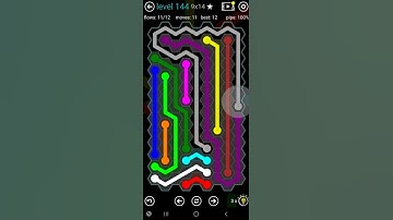 How To Solve Flow Free Hexes Tower Pack Level 144 9x14 Board Walk Through Solution Walkthrough