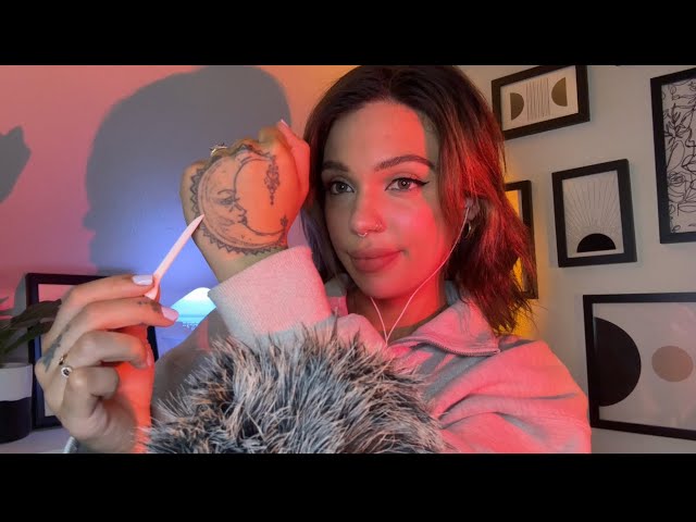 ASMR Tracing My Tattoos with Mouth Sounds