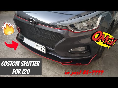 Custom Splitter for i20 | modified i20 | Hyundai i20 | Nitin Boi