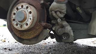 2016 Volkswagen Jetta Rear Brake Pad and rotor replacement