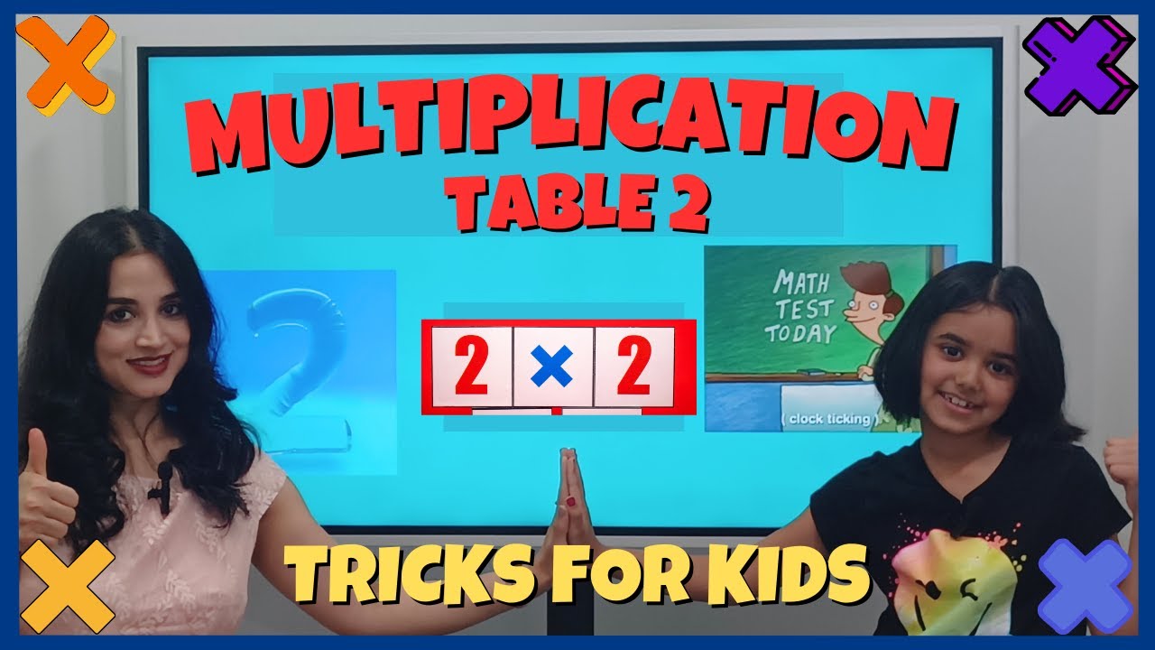 Learn Multiplication Table of 2 for Kids - YouTube