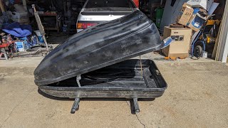 DIY - How to Repair a Damaged/Broken Roof Cargo Box (cracked or with holes) - ABS and Acetone Slurry
