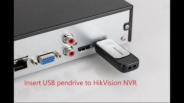 HikVision NVR/DVR take backup to USB pen drive procedure By AutoSec systems