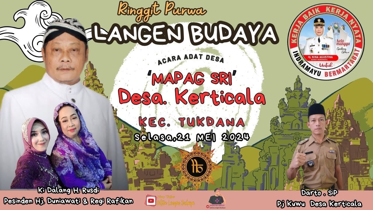🔴[LIVE MALAM]  LANGEN BUDAYA || PESTA RAKYAT MAPAG SRI DS, KERTICALA - TUKDANA-  INDRAMAYU 2024