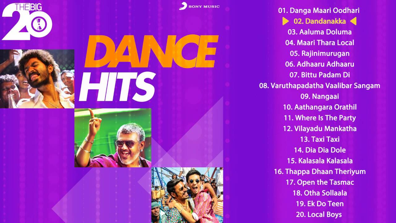 Top Dance Hits 2016  Tamil  Jukebox