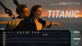 Titanic Theme - My Heart Will Go On Guitar Tutorial TABS
