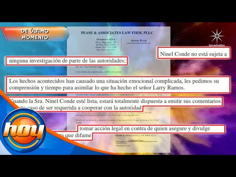 DE ÚLTIMO MOMENTO: Desmienten que Ninel Conde esté siendo investigada por el caso Larry Ramos | Hoy