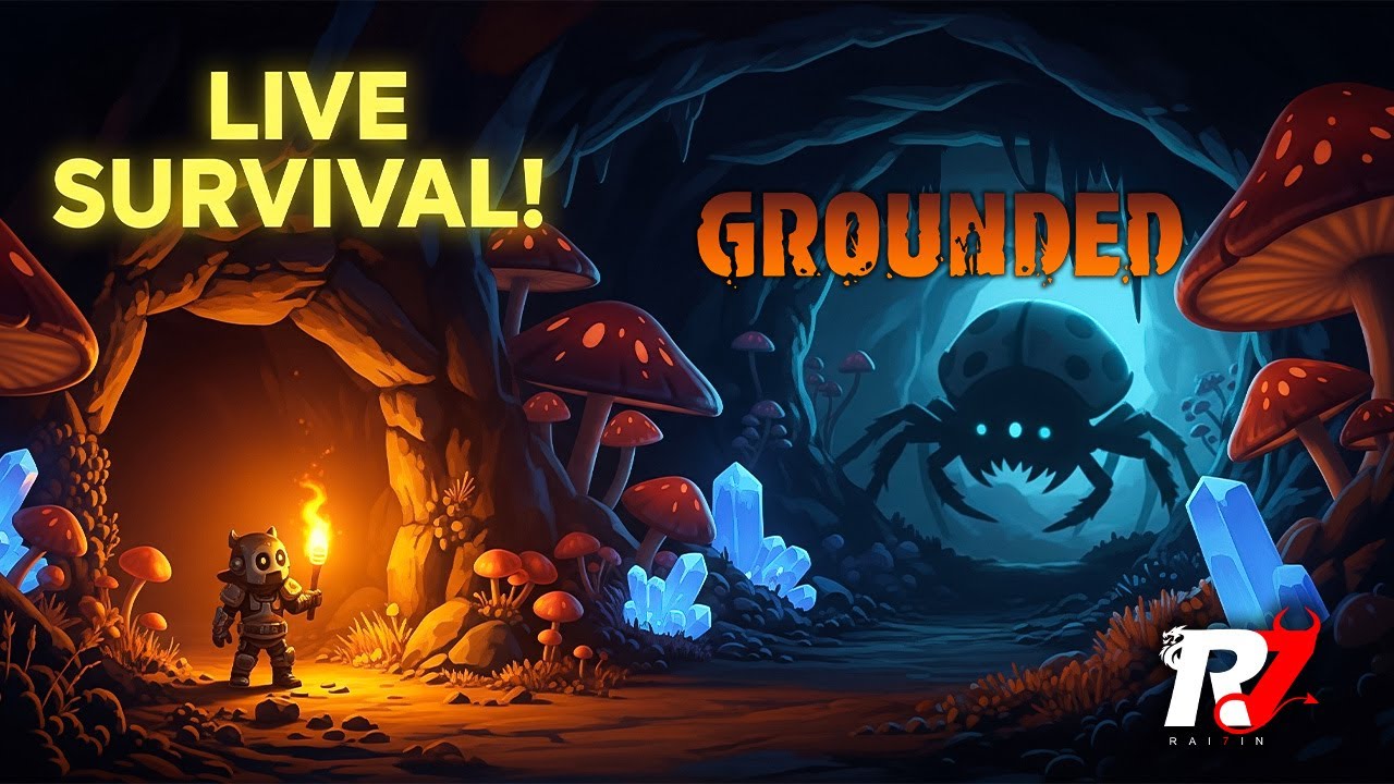 🌿 LIVE Grounded Survival – Hidden Caves, Rare Loot & Giant Bug Fights! 🐜