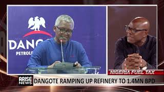 видео: Dangote наращивает мощность НПЗ до 1,4 млн баррелей в сутки — Дэн Кунле картинка: Dangote наращивает мощность НПЗ до 1,4 млн баррелей в сутки — Дэн Кунле