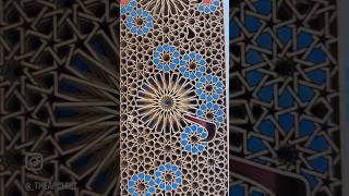 Making progress with this layers laser cut Islamic geometric pattern. #youtubeshorts #art #morocco
