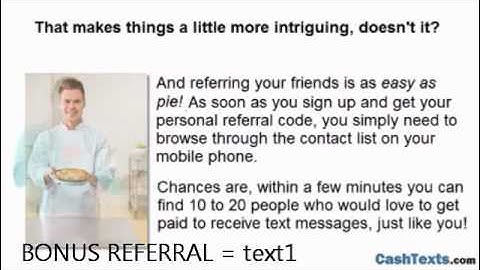 CashTexts Get Paid to Receive Text Messages