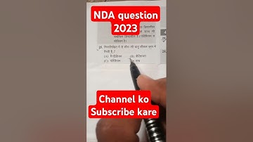 NDA question paper 2023 nda questions SSC CGL exam #navy #nda #ndaexam #army #airforce #upsc #ips