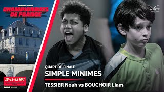 TESSIER Noah vs BOUCHOIR Liam  | 1/4 | FRANCE MINIMES 2024