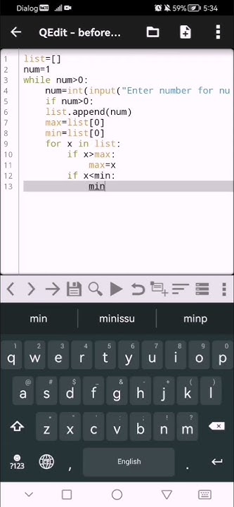 How to find maximum and minimum numbers from we inserted list in Python ...