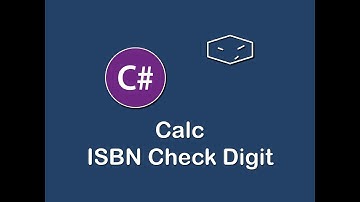 calc isbn check digit in c#