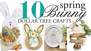 10 (HIGH END) Spring Bunny Dollar Tree Crafts | Easter Farmhouse Decor