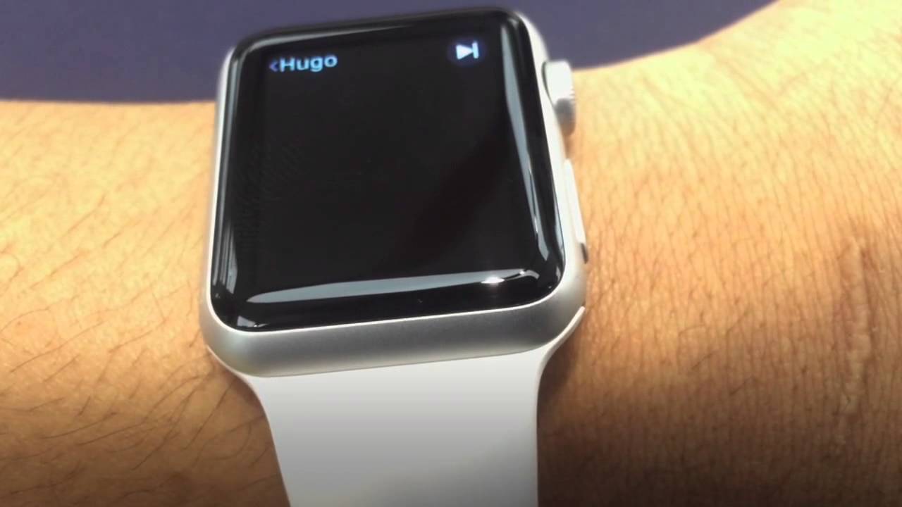 Trying on the new Apple Watch Sport Edition. YouTube