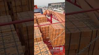 Intelligent lines complete whole production to make red bricks in large scale
