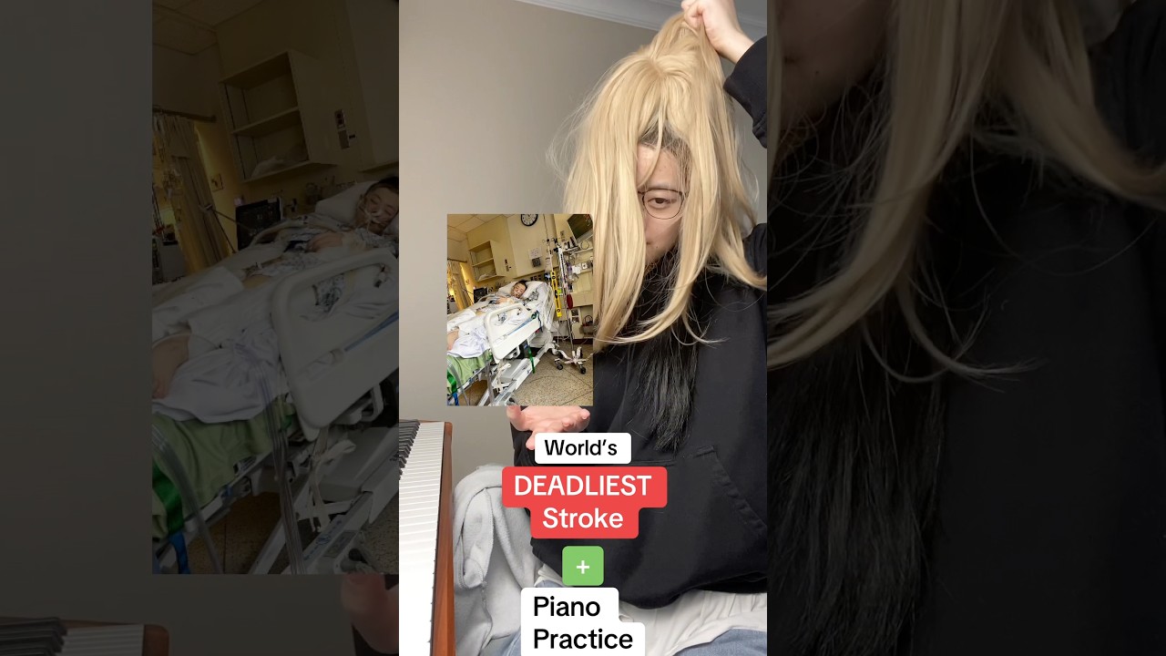 Cover World’s DEADLIEST STROKE + Piano Practice 💀 #cooked #stroke #donnermusic #ddp80 #fyp