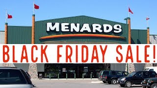Black Friday @ Menards (It's like Home Depot but better)