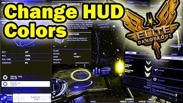 How To Change GUI/HUD Color Elite Dangerous - Easy Way