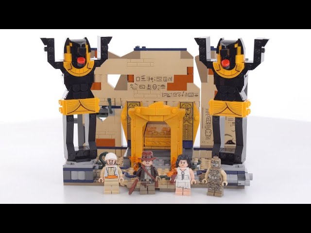 LEGO Indiana Jones Escape from The Lost Tomb 77013 Building Toy, Featuring  a Mummy and an Indiana Jones Minifigure from Raiders of The Lost Ark Movie